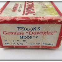 Heddon Empty Box For White Green Spots Deep O Diver