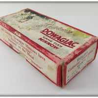 Heddon Empty Box For White Green Spots Deep O Diver