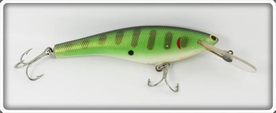 Bagley Pretty Green Stripe On White Diving Bang O B DB06 Lure 