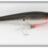 Vintage Bagley Black On Silver Foil Diving Bang O B DB08 Lure