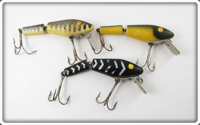 L & S Bass Master Lot Of Three: Pike, Black/White, & & Yellow