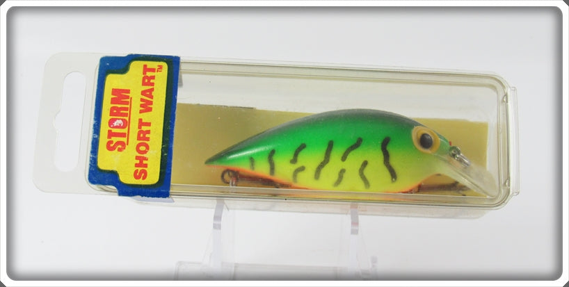 Vintage Storm Hot Tiger Short Wart Lure In Box