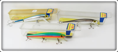 Storm Metallic Silver & Rainbow Thunderstick Lot Of Three In Boxes