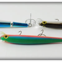 Storm Metallic Silver & Rainbow Thunderstick Lot Of Three In Boxes