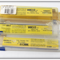 Storm Metallic Silver & Rainbow Thunderstick Lot Of Three In Boxes