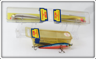 Storm Metallic & Prizmflash Jr Thunderstick Lure Lot Of Three In Boxes