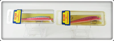 Storm Metallic Rainbow Trout & Purple Red Specks Jr Thunderstick Pair