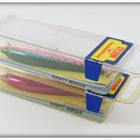 Storm Metallic Rainbow Trout & Purple Red Specks Jr Thunderstick Pair In Boxes