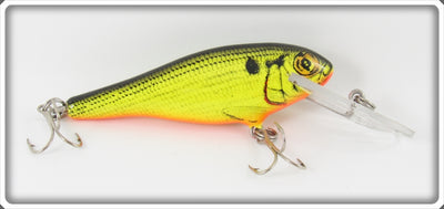 Vintage Bagley Black On Chartreuse Bass N Shad Lure