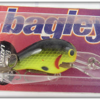 Bagley Black On Chartreuse Bitty B On Card