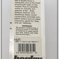 Bagley Black On Chartreuse Bitty B On Card