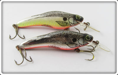 Crankbait Corp Fingerling Pair: Chrome & White/Yellow