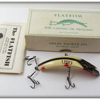 Helin White Red & Black U20 Flatfish In Box