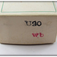 Helin White Red & Black U20 Flatfish In Box