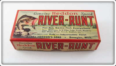 Heddon Empty Box For Perch Go Deeper River Runt