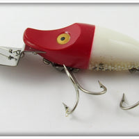 Heddon Red & White Midget Go Deeper River Runt In Box