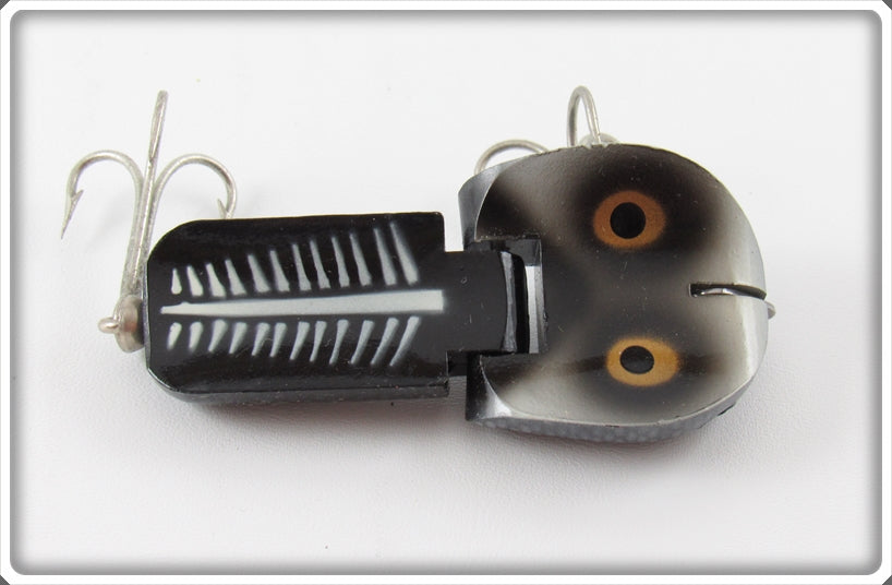 Vintage Heddon Black Shore Stingaree Lure 