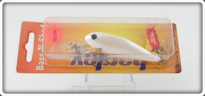 Bagley White Glow Belly Bass N Shad Lure On Card