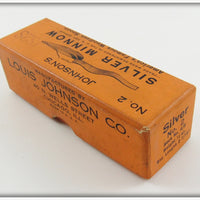 Louis Johnson Co Johnson's Silver Minnow In Box