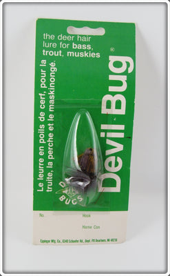 Vintage Eppinger Mfg Co Trout Devil Bug Lure On Card