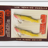 Vintage Falls Bait Co Gold Shiner Minnows On Card