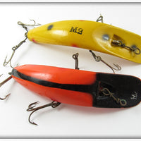 Helin Yellow & Orange M2 Flatfish Pair