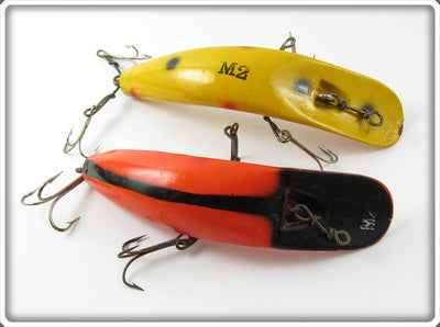 Helin Yellow & Orange M2 Flatfish Pair