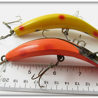 Helin Yellow & Orange M2 Flatfish Pair