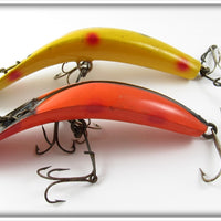 Helin Yellow & Orange M2 Flatfish Pair