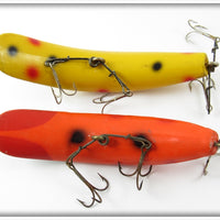 Helin Yellow & Orange M2 Flatfish Pair