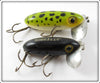 Arbogast Frog & Black Jitterbug Pair With A Box