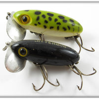 Arbogast Frog & Black Jitterbug Pair With A Box