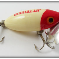 Arbogast Red & White Spinning Jitterbug In Box