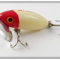 Arbogast Red & White Spinning Jitterbug In Box