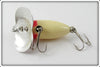 Arbogast Red & White Spinning Jitterbug In Box