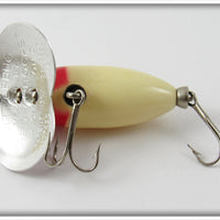 Arbogast Red & White Spinning Jitterbug In Box