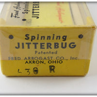 Arbogast Red & White Spinning Jitterbug In Box