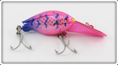 Vintage Luhr Jensen Chrome Pink Special Edition Hot Shot Lure