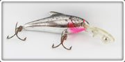 Vintage Rebel Chrome & Black Wally Devil Lure