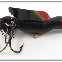 Vintage Bass Bird Lure Co Black & Red Bass Bird Lure