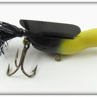 Vintage Bass Bird Lure Co Black & Yellow Bass Bird Lure