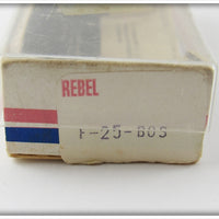 Rebel Silver/Blue Deep Teeny R In Box