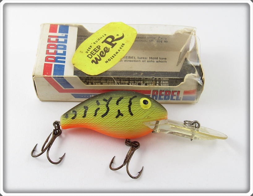 Rebel Chartreuse Black Stripes Deep Wee R In Box