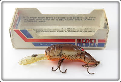 Rebel Brown Orange Belly Crawfish In Box