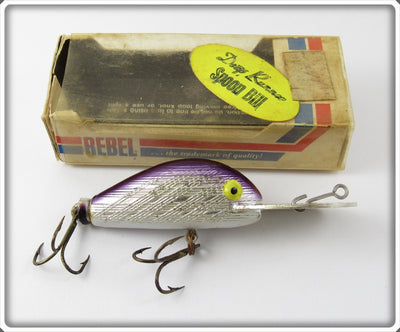 Rebel Silver/Purple Deep Runner Spoon Bill In Box