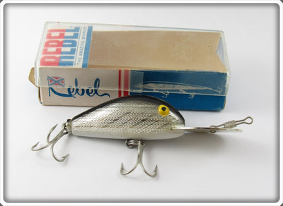 Rebel Silver/Black Deep Runner Spoon Bill In Box