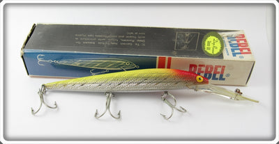 Rebel Silver/Yellow Deep Runner Spoon Bill In Box