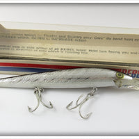 Rebel Silver/Black Deep Runner Spoon Bill In Box