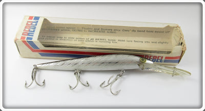 Rebel Silver/Black Deep Runner Spoon Bill In Box