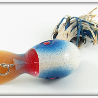 Bass Bird Lure Co White & Blue Ubangi